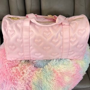 Stoney Clover Lane Pink Heart Duffle Bag (target)